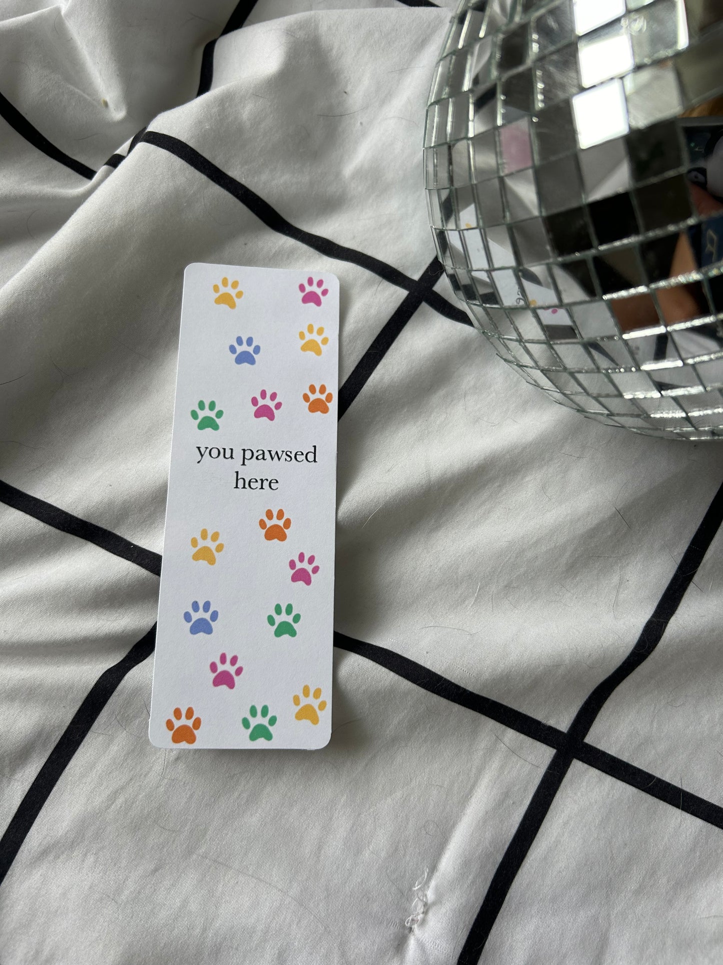 You Pawsed Here Bookmark