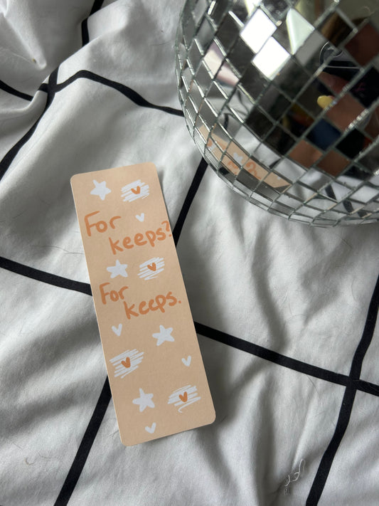 For Keeps Bookmark