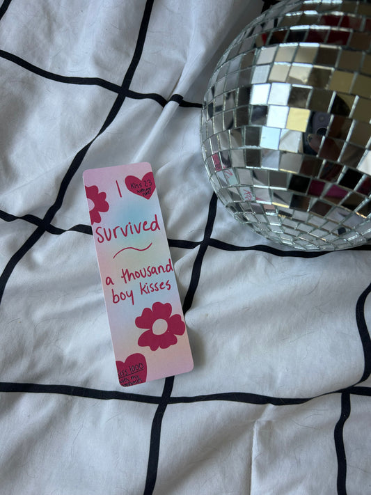 I Survived A Thousand Book Kisses Bookmark