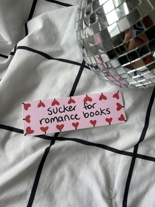 Sucker for Romance Books Bookmark