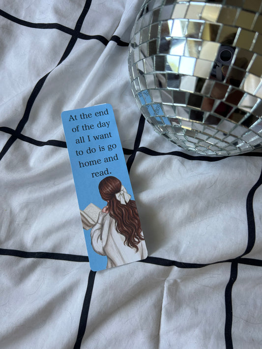 Reading Girl Bookmark