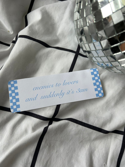 Enemies to Lovers Bookmark